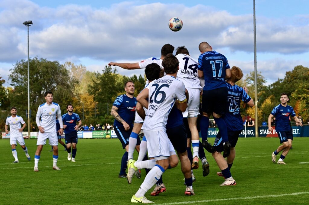 Frühes Pokalaus gegen Oranienburg 40