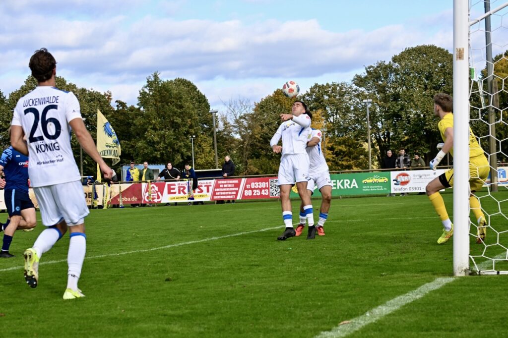 Frühes Pokalaus gegen Oranienburg 41