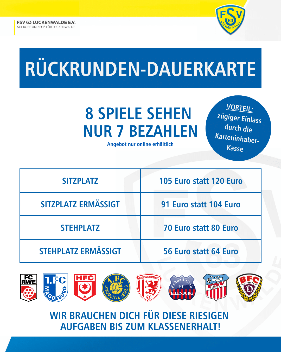 Top Angebot für die Rückrunde 1