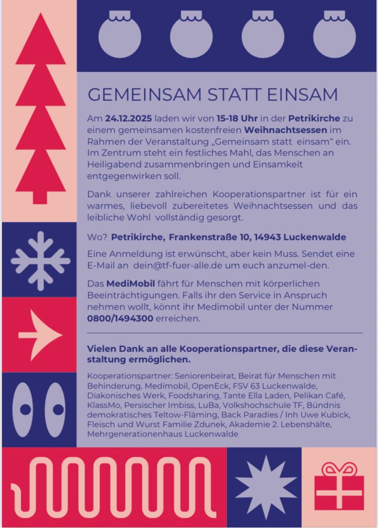 GEMEINSAM STATT EINSAM 3