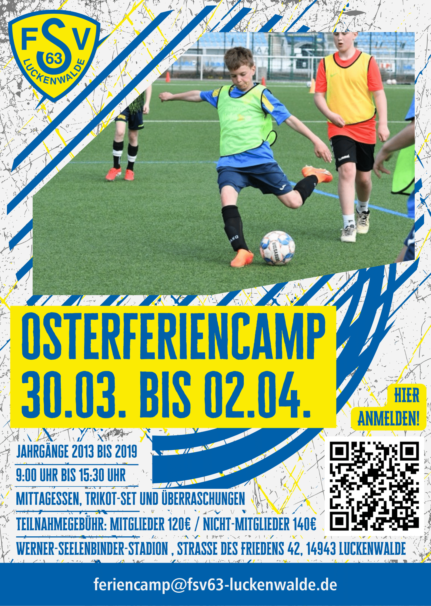 Anmeldung für FSV-Feriencamps in diesem Jahr startet 1