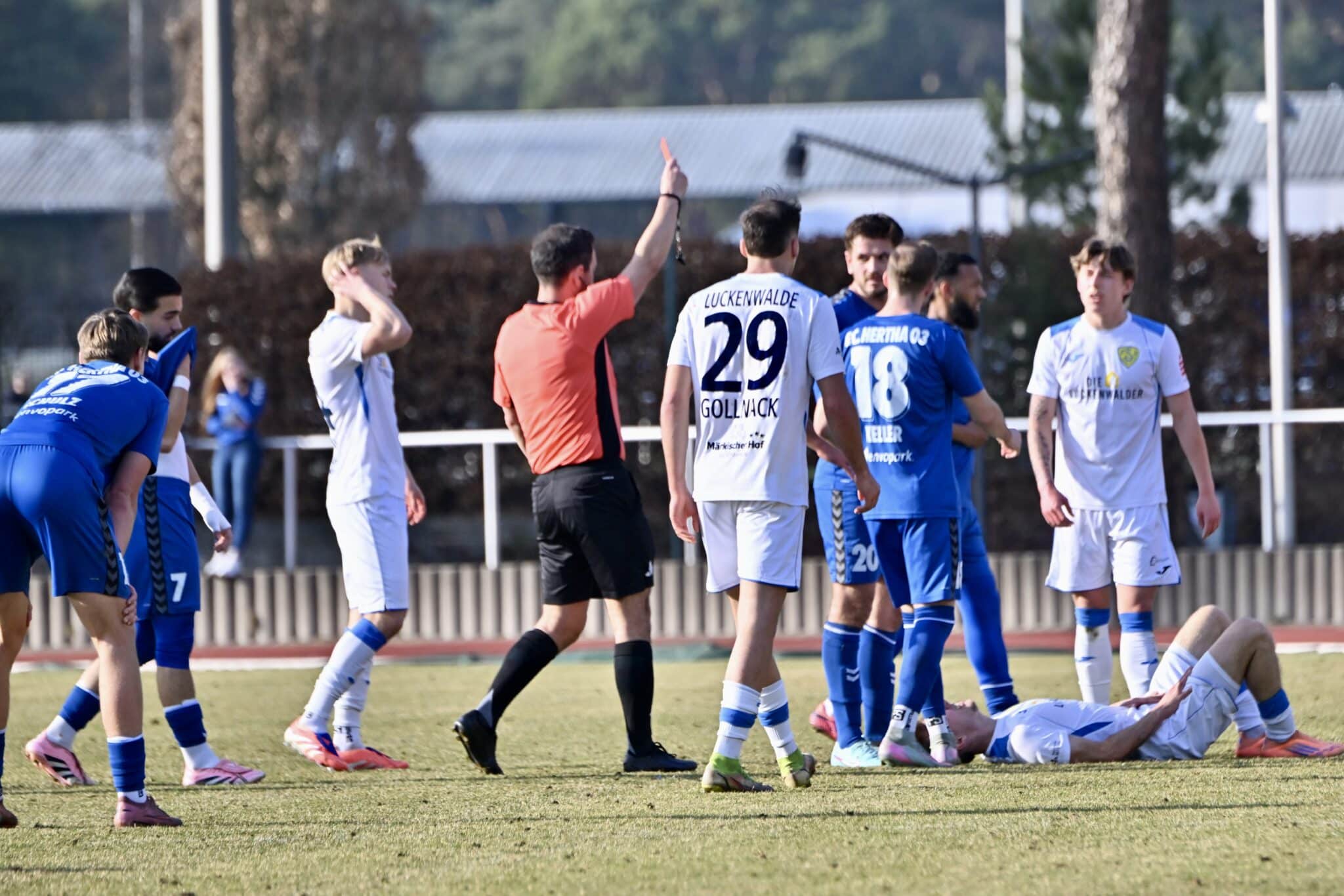 Möglichen Siegen gegen zehn einsatzstarke Zehlendorfer aus der Hand gegeben 30