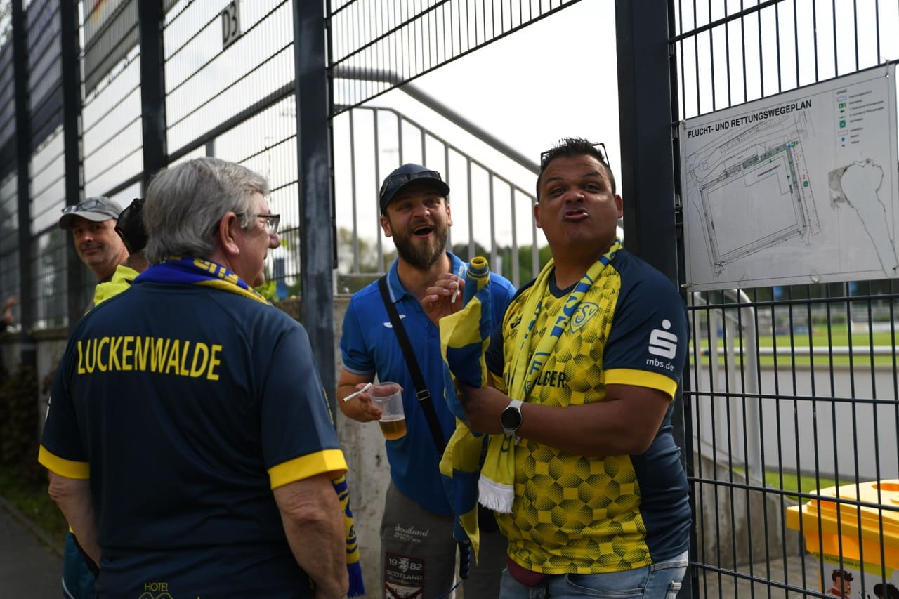 Abschlussfeier am letzten Heimspieltag 13