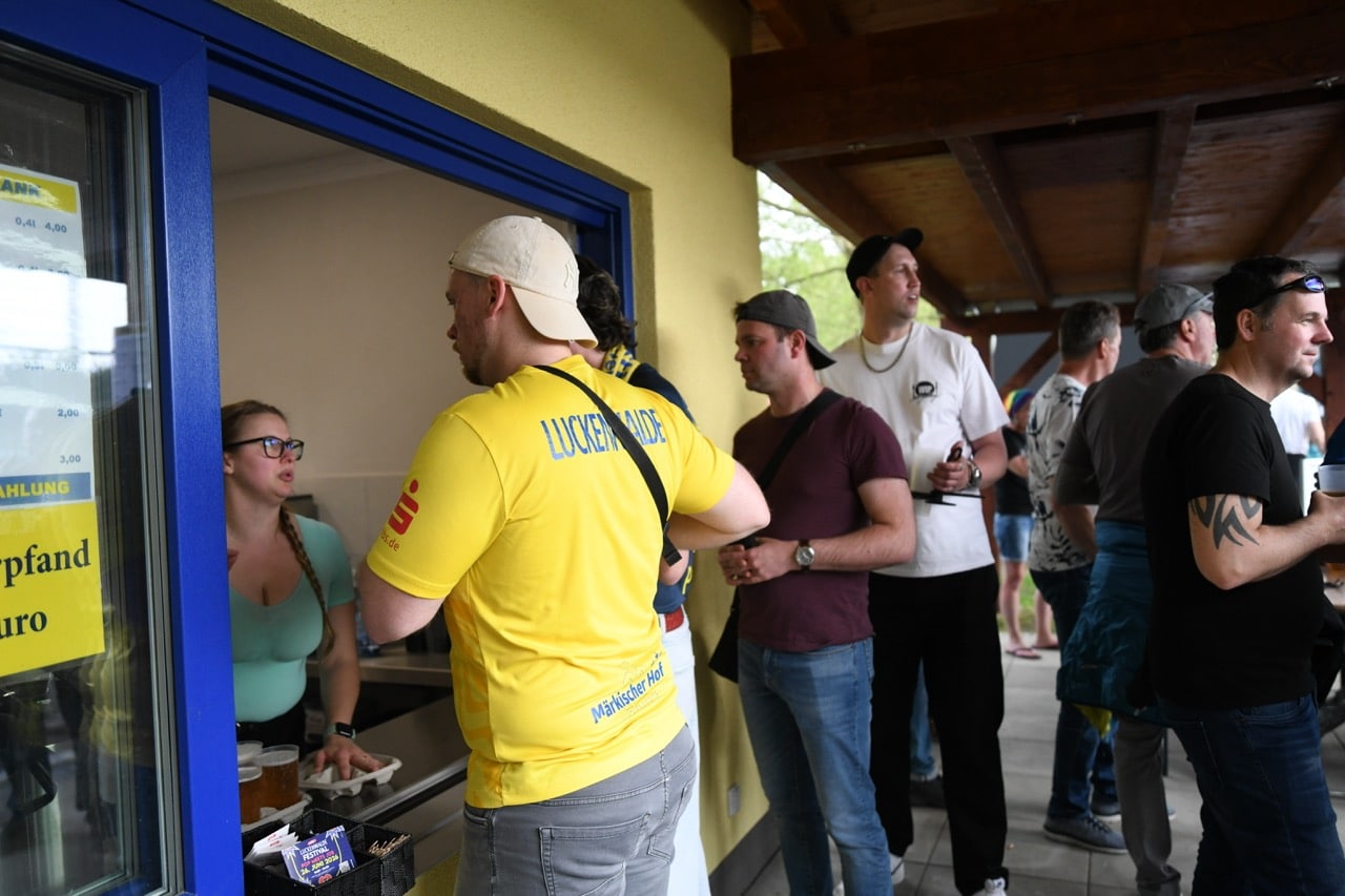 Abschlussfeier am letzten Heimspieltag 17