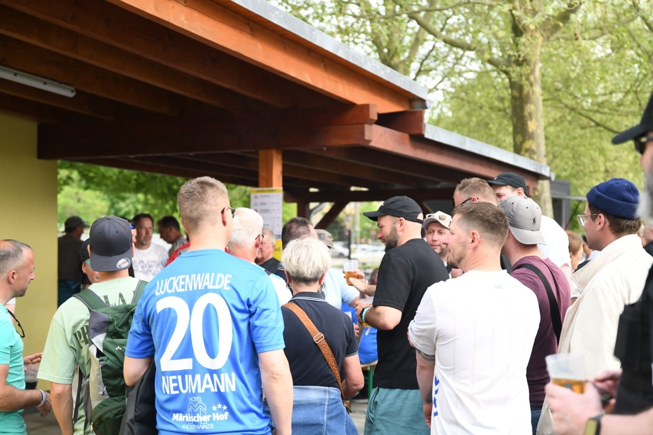 Abschlussfeier am letzten Heimspieltag 20