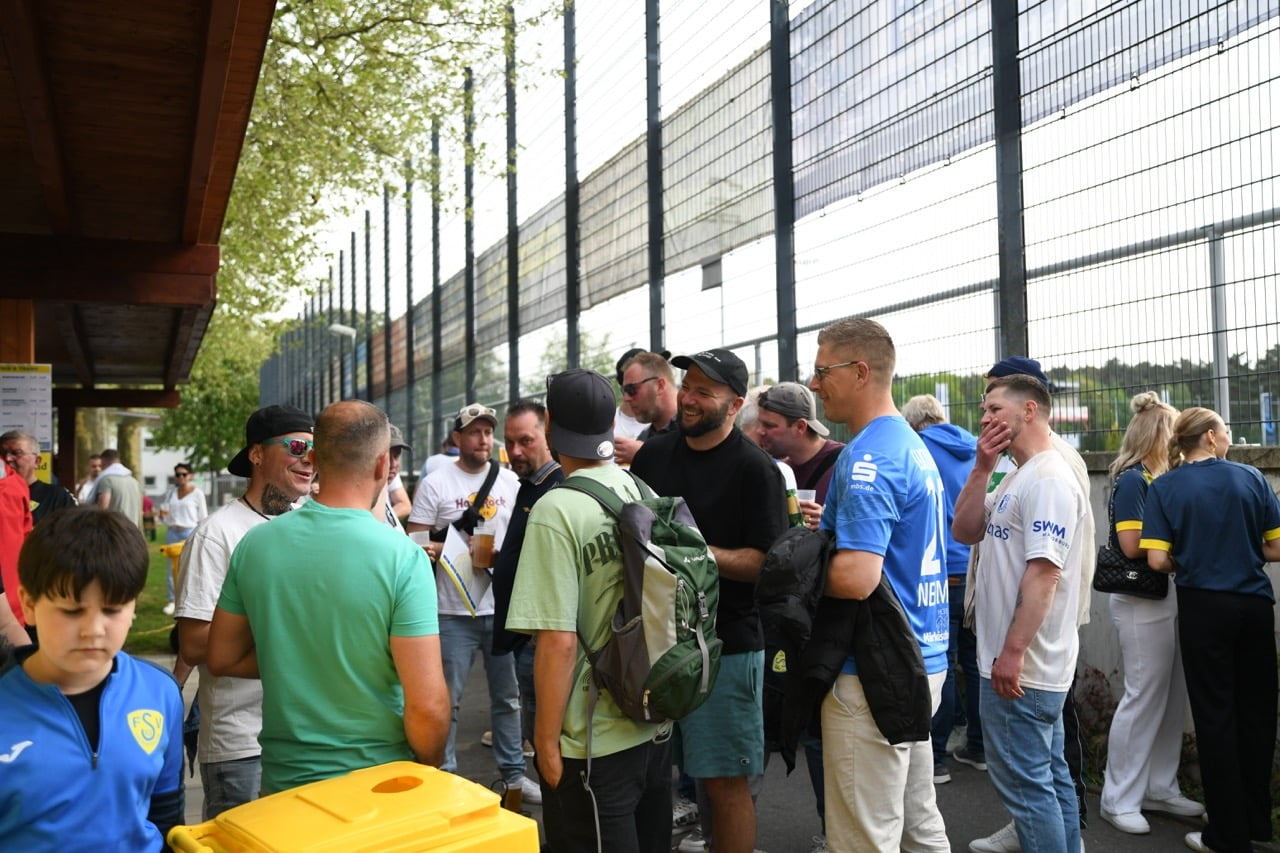 Abschlussfeier am letzten Heimspieltag 21