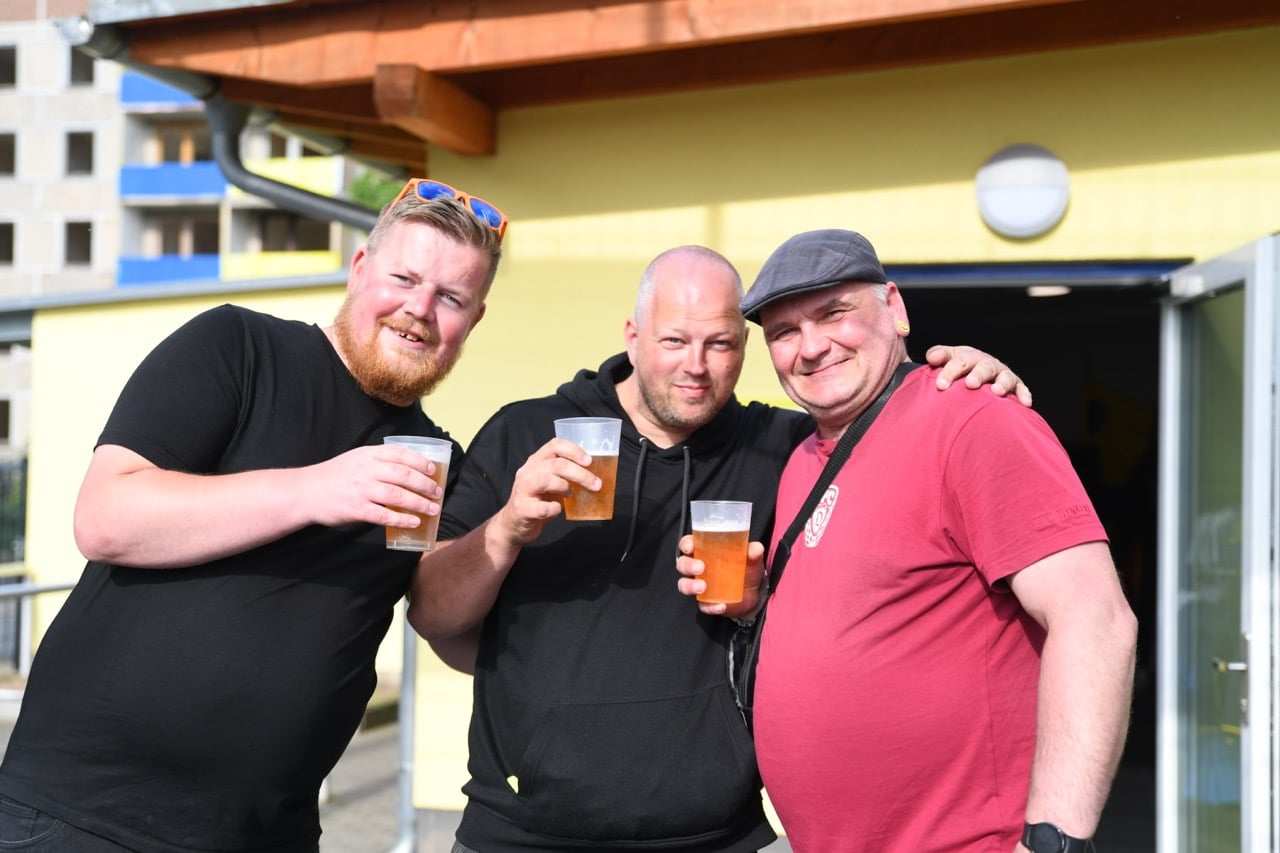 Abschlussfeier am letzten Heimspieltag 32