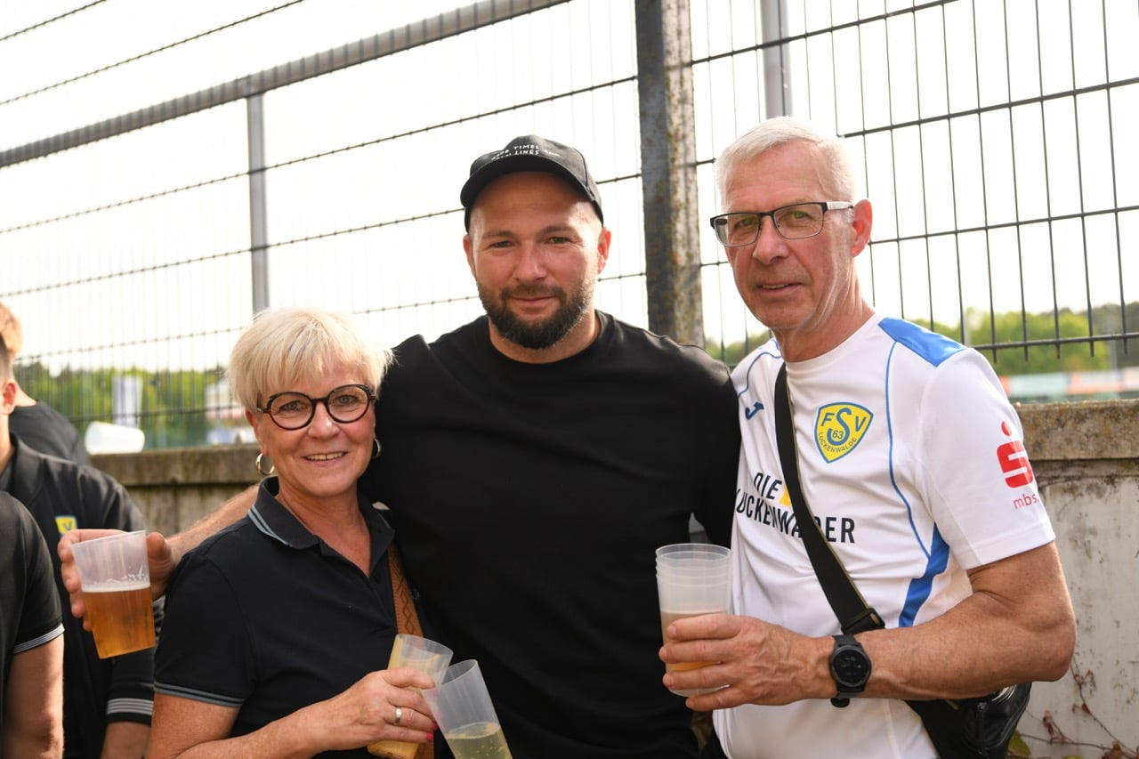 Abschlussfeier am letzten Heimspieltag 39