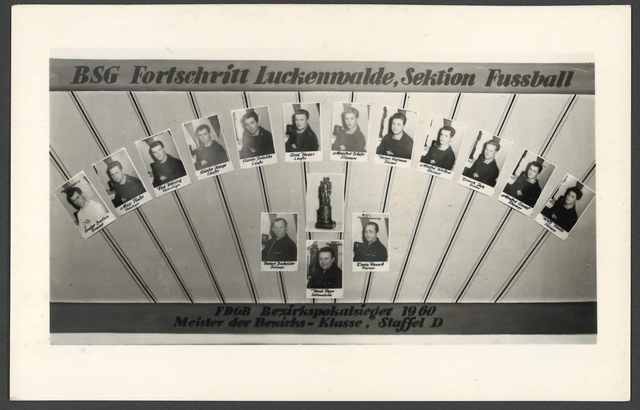 120 Jahre Fußball in Luckenwalde - Als der FDGB-Pokal nach Luckenwalde kam 2