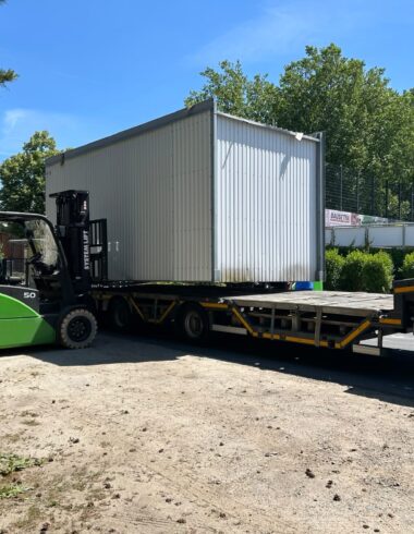 Neuer Container für die Spieltagsorganisation 18