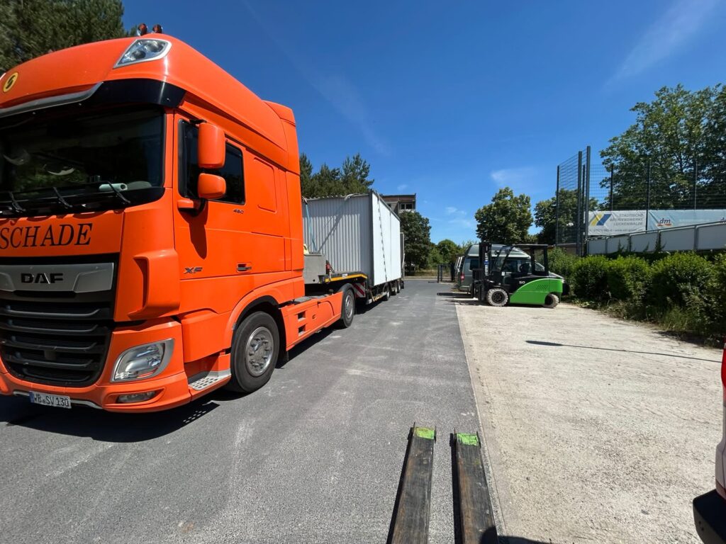 Neuer Container für die Spieltagsorganisation 2